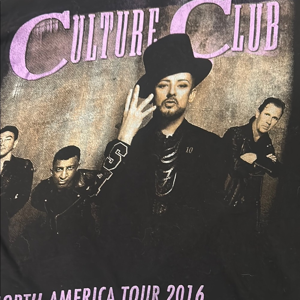 Culture Club North America Tour 2016 official Merch